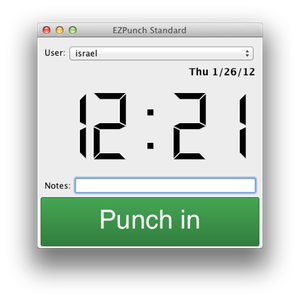 EZPunch Main Window